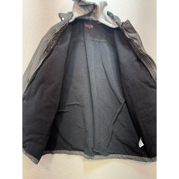 Wolverine Mens Utility Hooded Jacket Size XL Gray Insulated Outdoors Camping - Picture 9 of 16